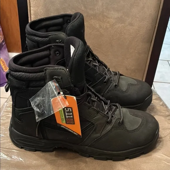 5.11 Tactical Black Boots, XPRT 2.0 Urban Boot, with Reinforced Toe - Picture 2 of 10